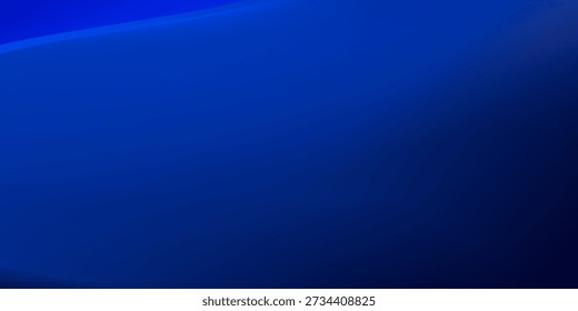 Deep blue ocean gradient wallpaper. Abstract deep dark navy underwater background. Night sky and deep water surface design. Blur sea backdrop for presentation, brochure, poster, banner. Vector