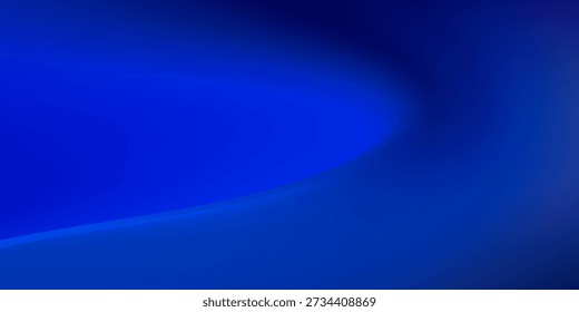 Deep blue ocean gradient wallpaper. Abstract deep dark navy underwater background. Night sky and deep water surface design. Blur sea backdrop for presentation, brochure, poster, banner. Vector