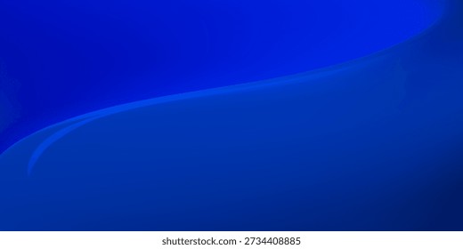 Deep blue ocean gradient wallpaper. Abstract deep dark navy underwater background. Night sky and deep water surface design. Blur sea backdrop for presentation, brochure, poster, banner. Vector