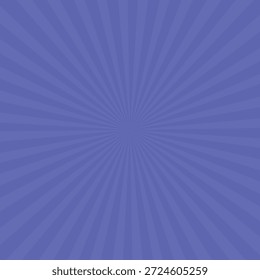 Bandas radiais de fundo azul profundo e padrão de explosão solar roxo