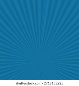 Deep Blue Radial Burst Background