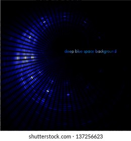 deep blue space background. cool wavy and curvy abstract background