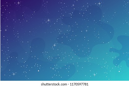 deep blue space gradient wallpaper