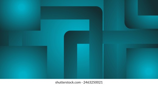 Deep Blue Square Shape Gradient Background