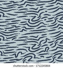 Deep blue stocks on light blue background. Animalistic seamless pattern. Vector illustration. Fabric print. 
