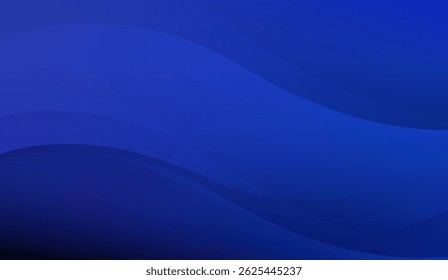 Deep Blue Wave Abstract Backdrop for Digital Design and Modern Presentations, Perfect for Technology, Business, or Creative Projects Seeking a Sleek, Sophisticated Look