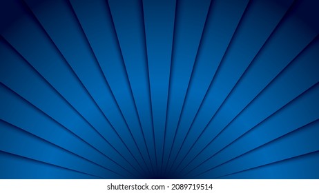 Deep Blue Wide Screen Webpage Business Presentation Abstract Blank Background and Copyspace  HD 16x9 vector backdrop  EPS10 