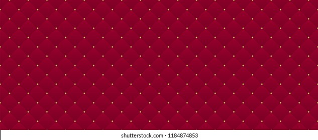 Deep burgundy seamless pattern. Can be used for premium royal party. Luxury template with vintage leather texture wallpaper. Background for invitation card. Saturated royal dark red color backdrop
