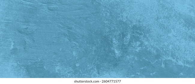 A Deep and Cool Blue Artistic Backdrop with Visible Streaks and Layers of Paint

