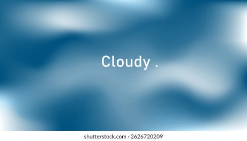 Deep dark blue cloudy gradient background with moody texture and soft blending tones, ideal for dramatic, abstract, or elegant design use.