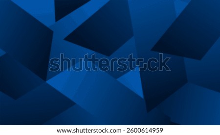 Deep dark blue geometric background featuring sharp shapes and modern design elements. This sleek and stylish composition is perfect for branding, digital artwork, and web design. 
