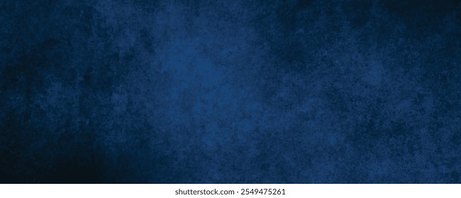 Deep Dark Blue Grunge Texture with Subtle Gradient Background for Creative Designs
