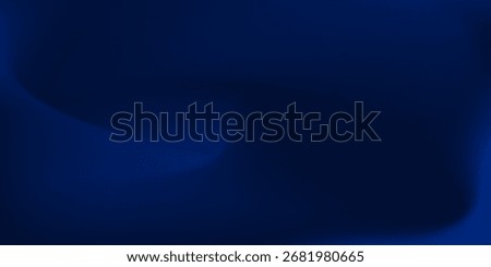 Deep Dark Blue with soft liquid flow mysterious abstract background. Deep sea, dark sky, space concept, neon blue. Editable Vector Illustration. EPS 10.