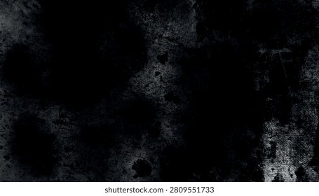 Deep dark grunge black texture with distressed details, perfect for moody backgrounds, posters, overlays, and dramatic design projects.