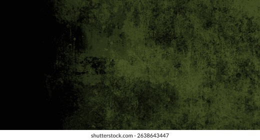 Deep Earthy Green Grunge Wall Texture Background Ideal for Music Album Covers and Cinematic Posters

