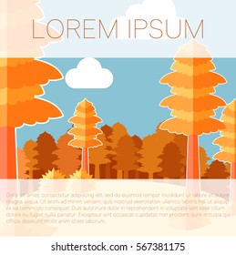 Deep Forest flat background6