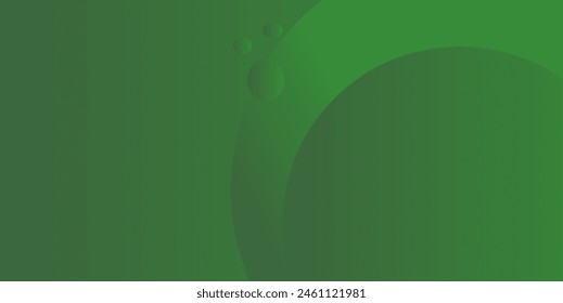 Deep Green Bubble Gradient Background