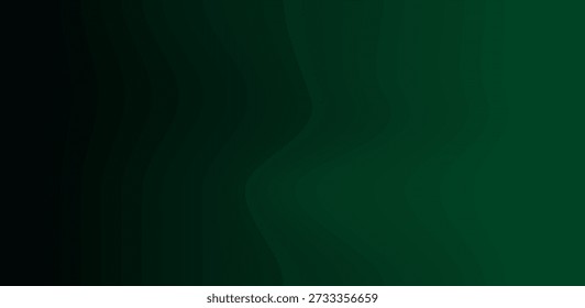 Fundo de gradiente verde profundo com textura abstrata suave para design moderno
