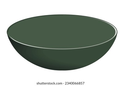 ilustración vectorial de placa verde profunda