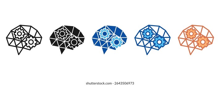 Deep Icon Set Multiple Style Collection