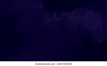 Nuvens índigo e sombrias profundas. Lavagem abstrata de tons violeta profundos.
