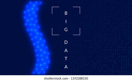 Deep learning background. Technology for big data, visualization, artificial intelligence and quantum computing. Design template for information concept. Geometric deep learning backdrop.