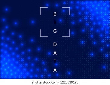 Deep learning background. Technology for big data, visualization, artificial intelligence and quantum computing. Design template for information concept. Fractal deep learning backdrop.