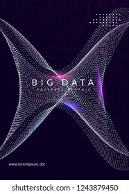 Deep learning background. Technology for big data, visualization, artificial intelligence and quantum computing. Design template for network concept. Futuristic deep learning backdrop.