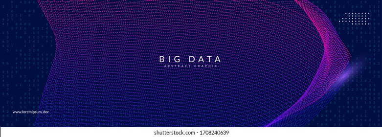 Deep Learning Concept. Digital Technology Abstract Background. Artificial Intelligence And Big Data. Tech Visual For Energy Template. Partical Deep Learning Backdrop.