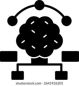 Deep Learning Glyph Vector Icon Design