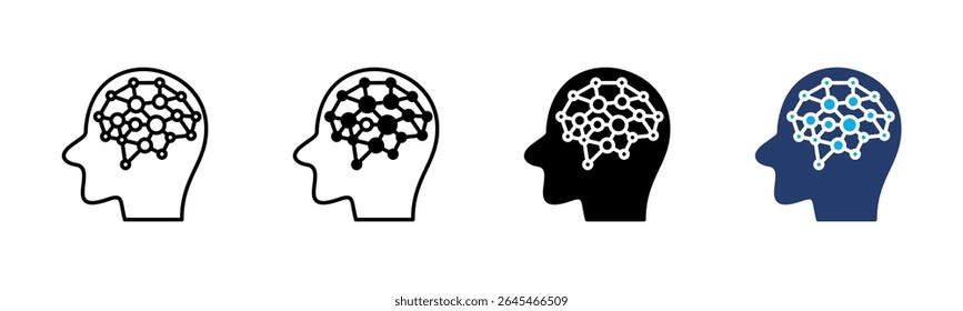 Deep Learning icon sheet multiple style collection