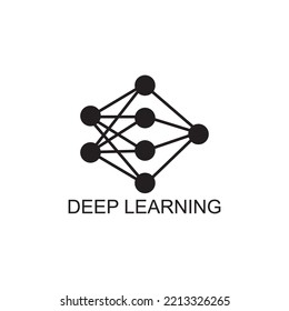 Deep Learning Icon , Technology Icon