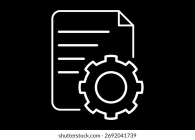Icono de capas de aprendizaje profundo. Icono relacionado con la Tecnología. Estilo de icono de línea. Diseño de Vector sencillo editable
