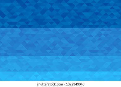deep to light water or sky Abstract Triangle background