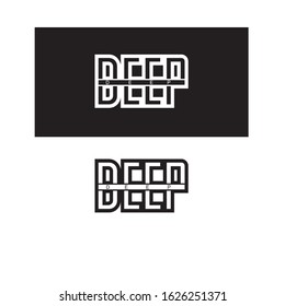 DEEP logo design typographic logo inspiration series typographic logo design logo inspiratin