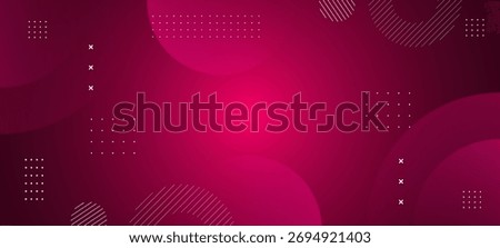 Deep magenta abstract background with dotted elements and diagonal lines