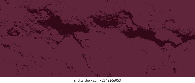 A deep maroon surface displays striking patterns resembling intricate geological formations, embodying organic textures and natural artistry. The composition invites exploration.