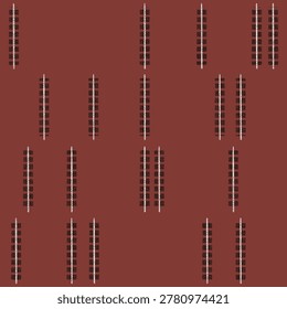 Deep Marsala Maroon Dashed Line Pattern, Minimalist Modern Vertical Stitch Background, Seamless Abstract Textile Design for Elegant Home Decor, moody Sophisticated Sophisticated Wallpaper Print.