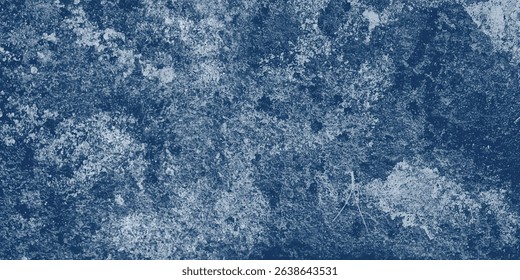 Deep Navy Blue Background with a Central Patch of Faded Grunge Texture

