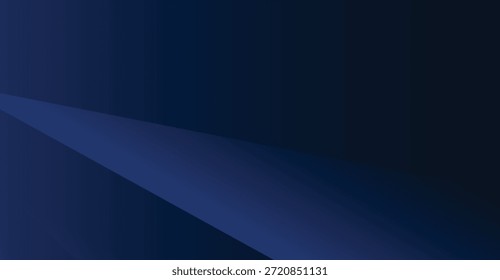 Deep navy blue geometric shapes with subtle light effects create a modern and sophisticated abstract background ideal for graphic design projects and presentations.