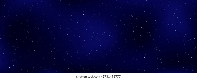 Deep navy blue gradient night sky vector illustration