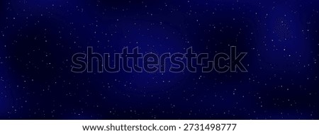 Deep navy blue gradient night sky vector illustration