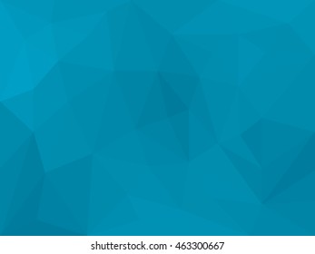 Deep ocean - beautiful blue marine abstract mosaic polygonal background