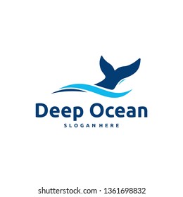 Deep Ocean Logo Designs Concept Vector Stock Vector (Royalty Free ...