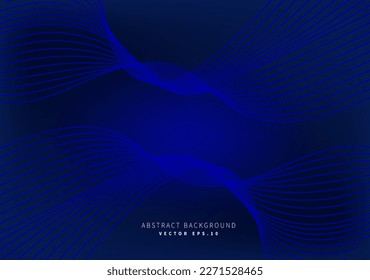 patrón oceánico profundo con línea de onda rayada uso de fondo de arte moderno para publicidad afiche sitio web banner página de aterrizaje paquete de diseño de vectores.