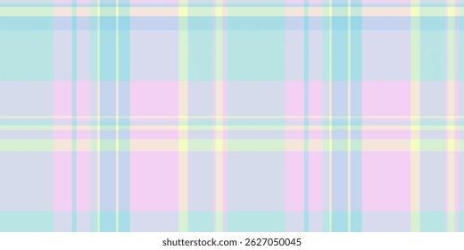 Deep pattern fabric textile, coat texture check seamless. Tiny plaid tartan background vector in light and light blue colors palette.
