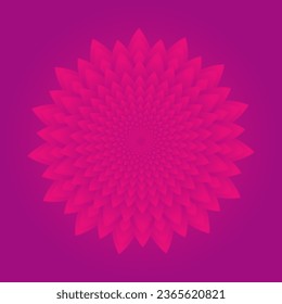 deep pink color sunflower pattern. Cherry blossom, wall pattern design. Bright colors, Abstract geometric hexagonal graphic, Abstract floral seamless patterns, flower, painting on a light background