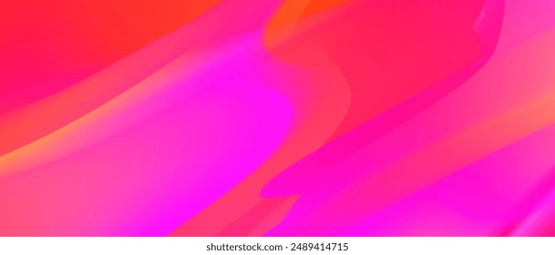 Deep pink vibrant abstract wallpaper background. Premium quality neon wallpaper. Modern vector design.