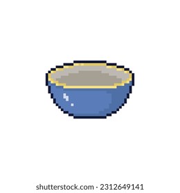 deep plate, drawing pixel art