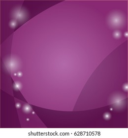 Deep purple abstract backgrouns with lights. Vector illustration.